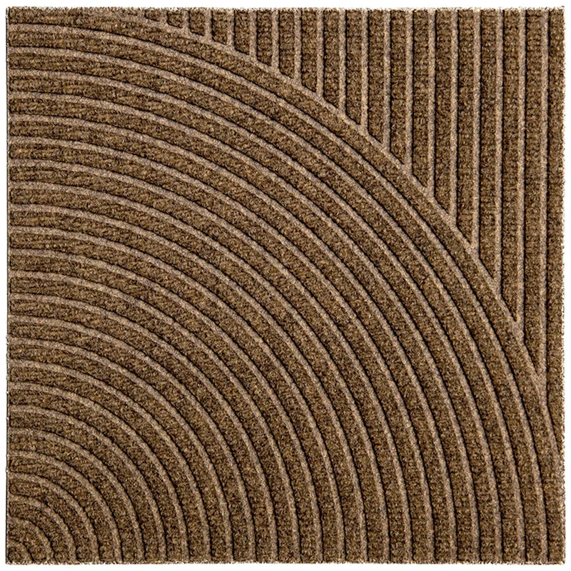 Zen Ovimatto 45x45 cm Vertical & Circular, Beige