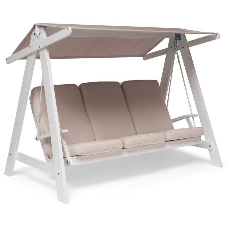 Aspö Riippumatto Tyynyllä, Valkoinen/Beige