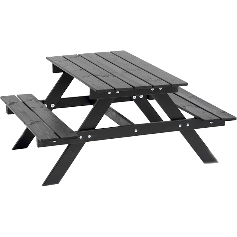 Picnic Mini Eväsretkipöytä 48x90 cm, Musta