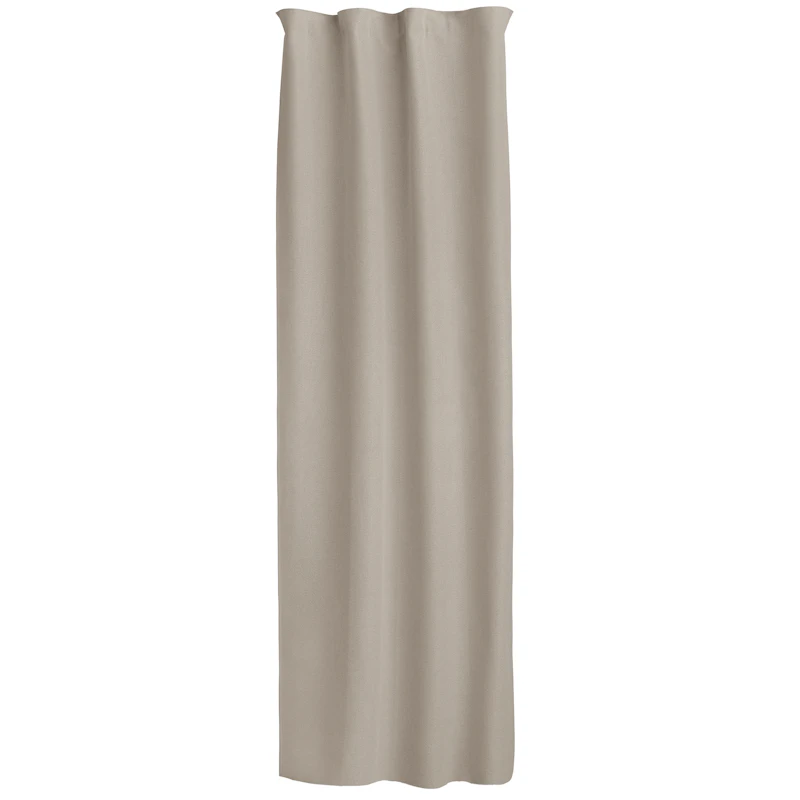 Nightfall Pimennysverho Laskostusnauhalla 135x275 cm, Warm Beige