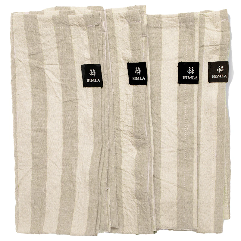 Riviera Servetti 45x45 cm 4 kpl:n pakkaus, Hiekanvärinen