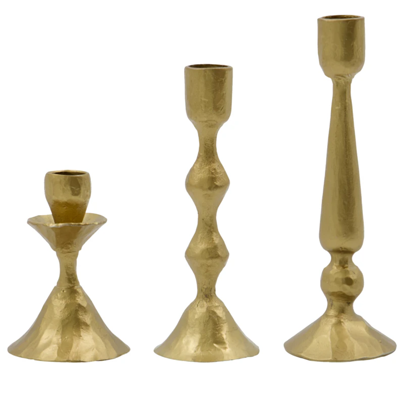 Castle Kynttilänjalka 3 Kappaletta, Antique Brass