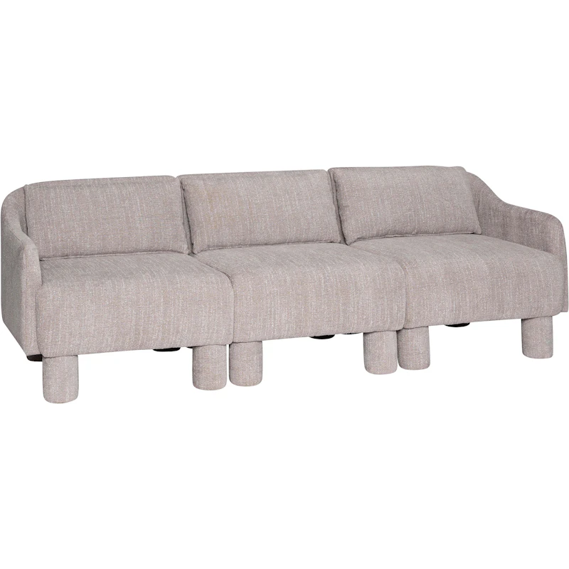 Elegance 3-Seater Sofa, Light Green