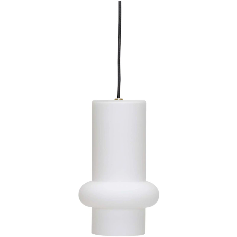 Pilule Down Pendant, Matte White