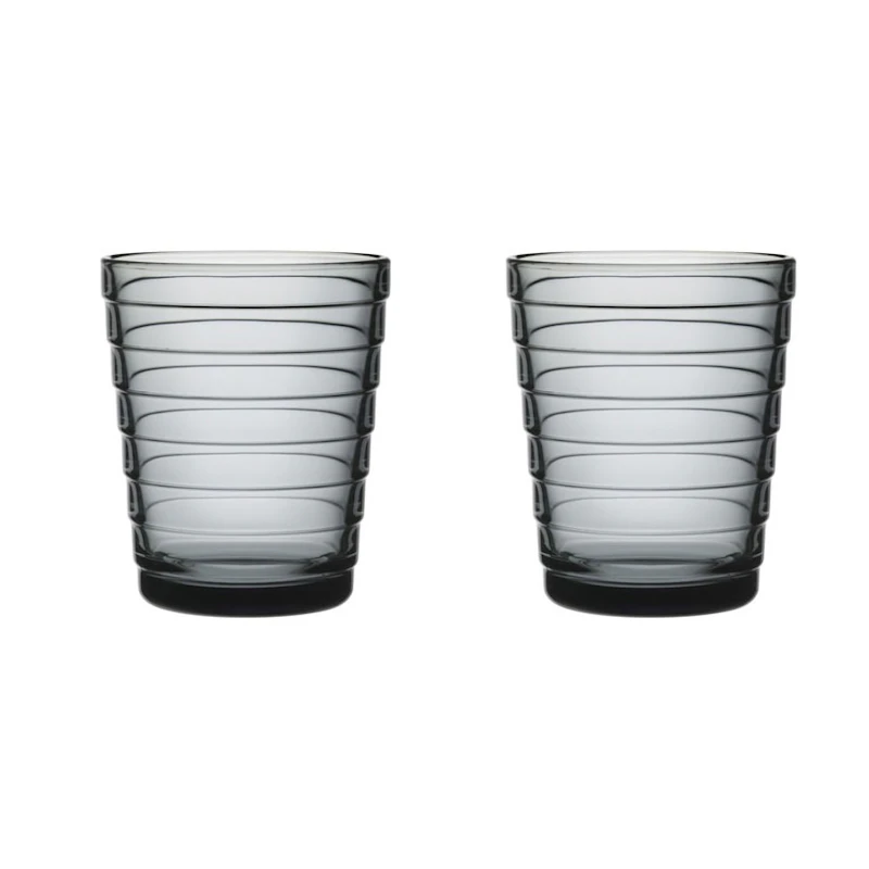 Aino Aalto Juomalasi 22cl 2Pakkaus, Harmaa