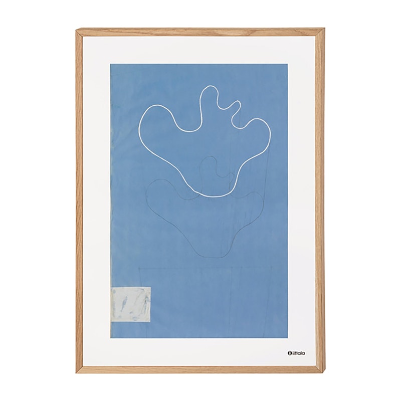 Alvar Aalto Art Juliste 50x70 cm, Sketch Blue