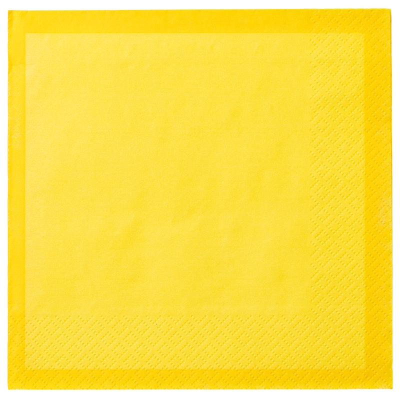 Servetit 33x33 cm, Tulenkeltaiset