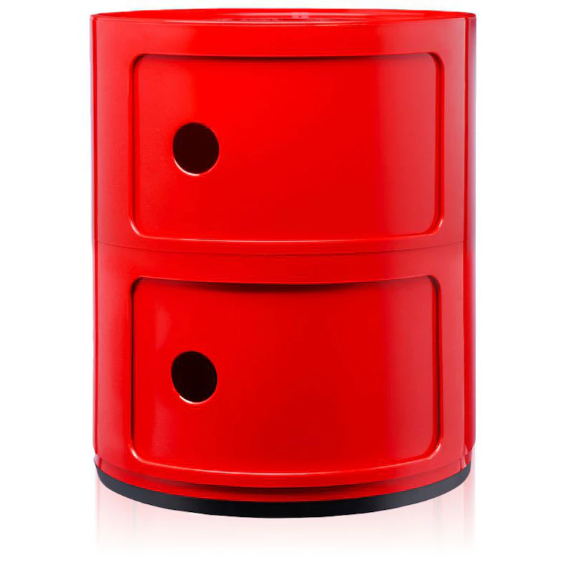 Componibili Classic Säilytys 2 Osiolla, Punainen