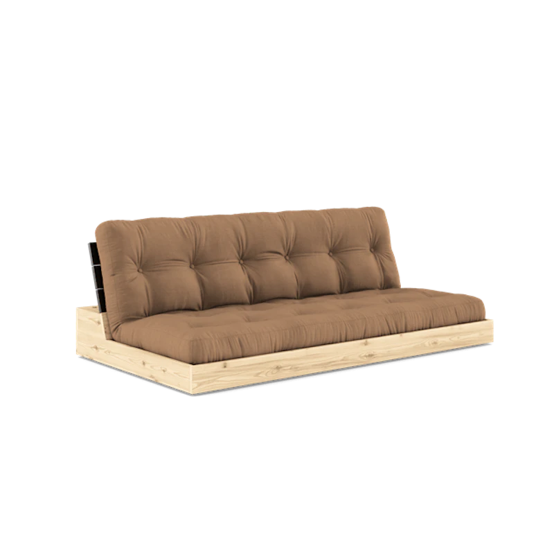 Base Sovesofa Med 5-lags Madrass Svart Natt/Mokka