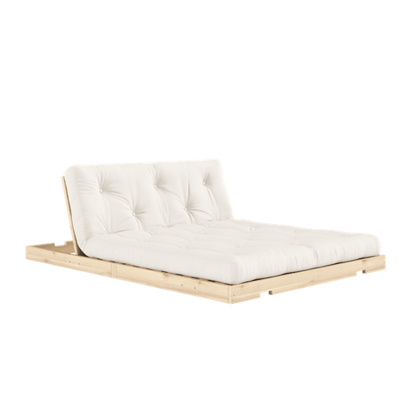 Flip-sovesofa Med Madrass 140x200 Natur/Raw