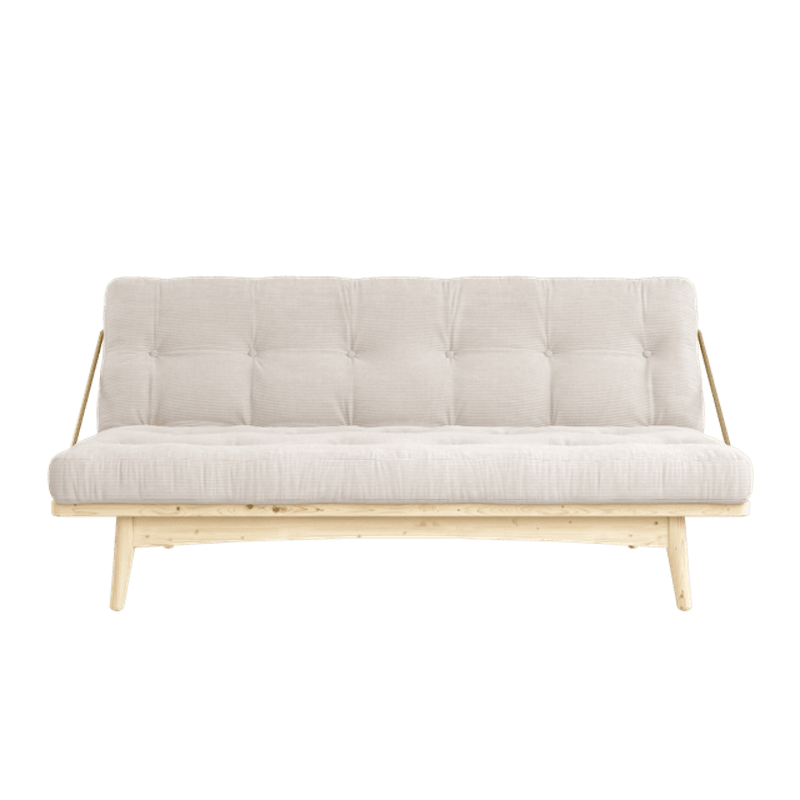 Folk Sofa Med 5-lags Madrass 510 Elfenben/Raw