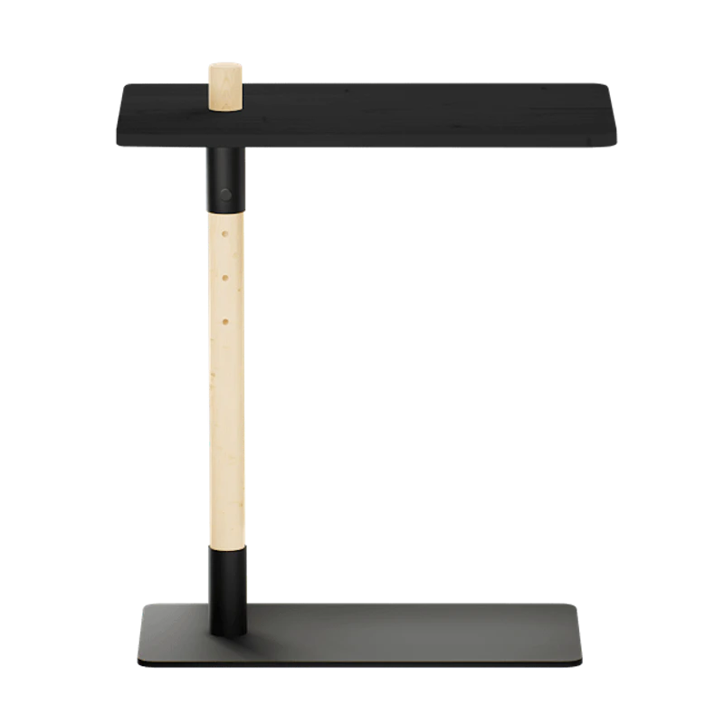 Justerbart Sidebord Svart Natt