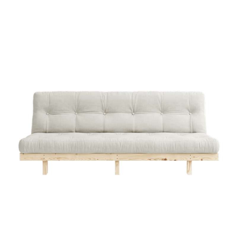 Lean Sovesofa Med 5-lags Madrass 130x190 Natur/Raw