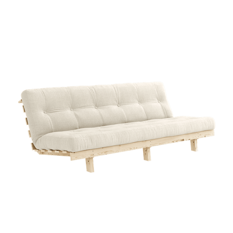 Lean Sovesofa Med Alpha Madrass 130x200 Lin/Raw