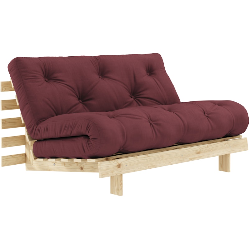 Roots 140 Vuodesohva Patjalla, Raw / Viininpunainen