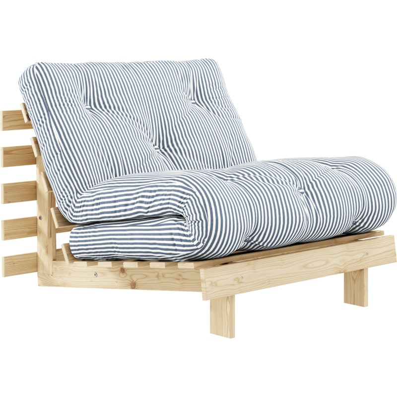 Roots 90 Lounge-Tuoli, Mänty / Beach Blue