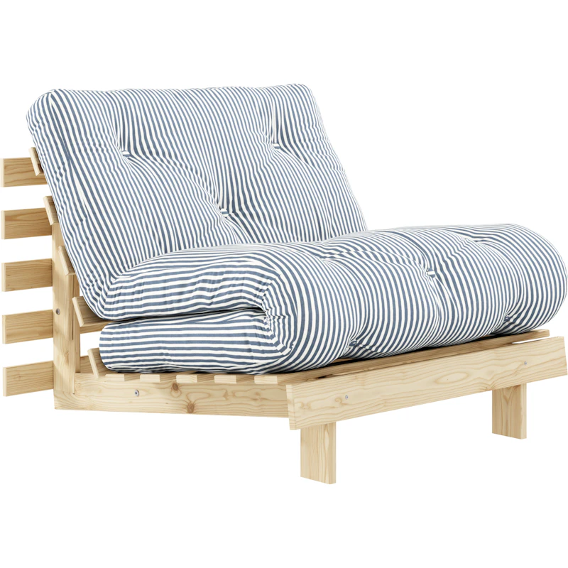 Roots 90 Lounge-Tuoli, Mänty / Beach Blue