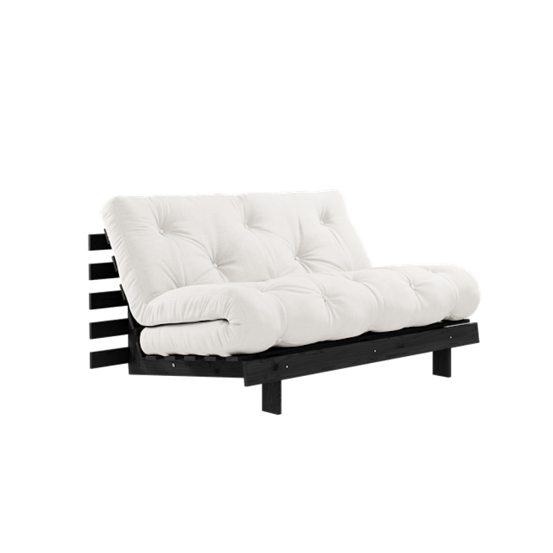 Roots Sovesofa Med Roots-Madrass 140x200 Naturfarget/Svartlakkert