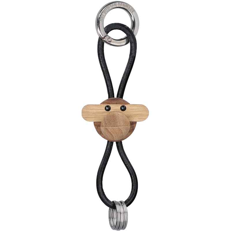 Avaimenperä Apina Musta / Hopeinen