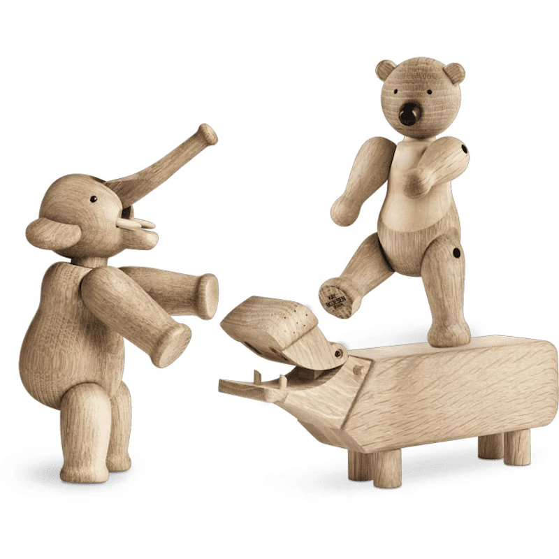 Liliput Puuhahmot 3 kpl:n pakkaus Oak