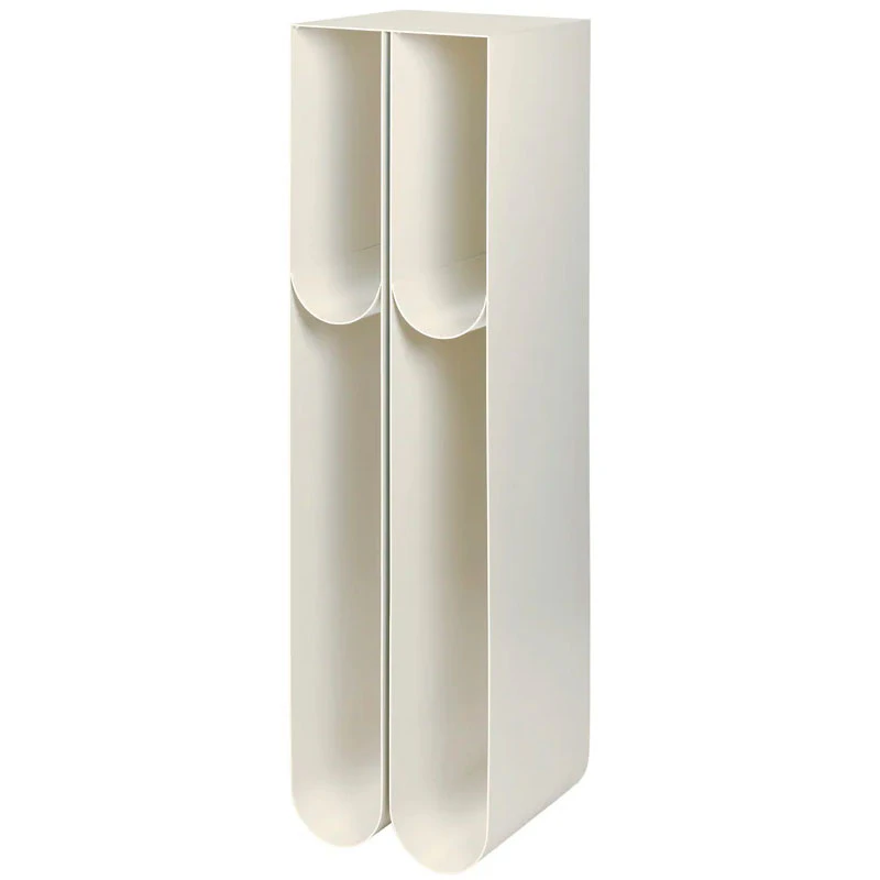 Curved Kukkateline, Beige