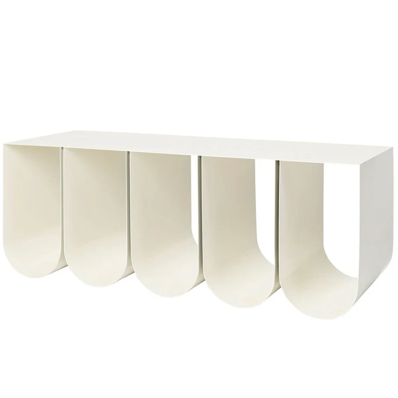Curved Bench Penkki, Beige