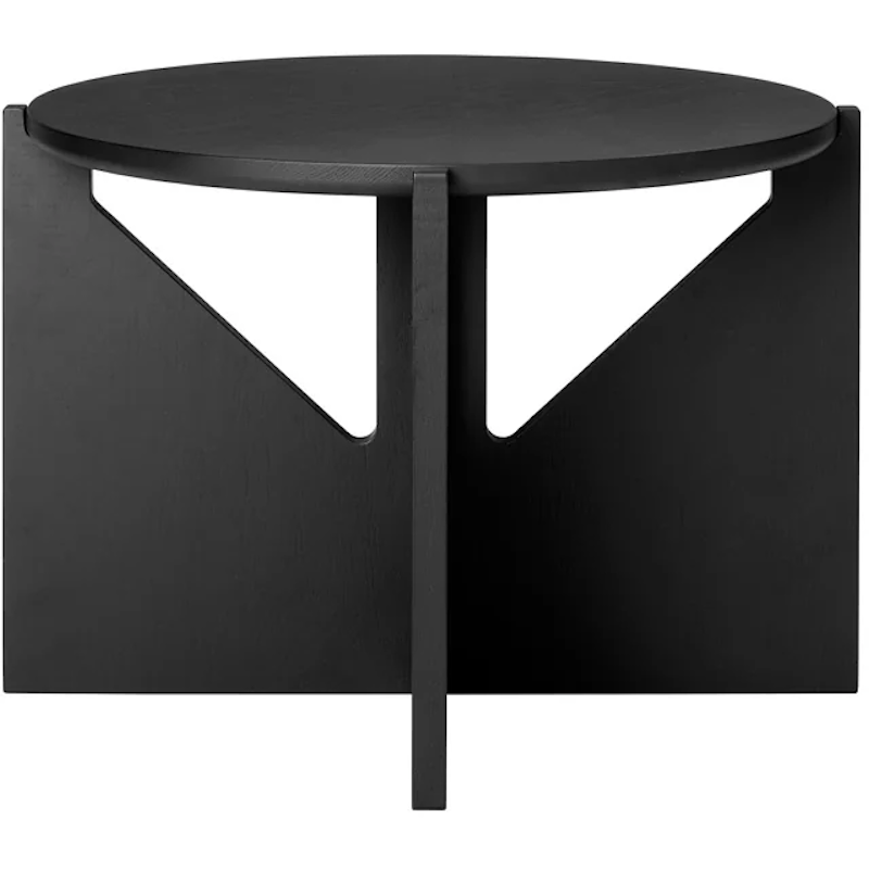 Simple Sohvapöytä 52 cm, Mustalakattu Tammi