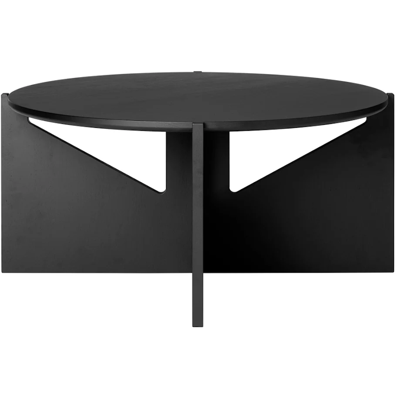 Simple XL Sohvapöytä 78 cm, Mustalakattu Tammi