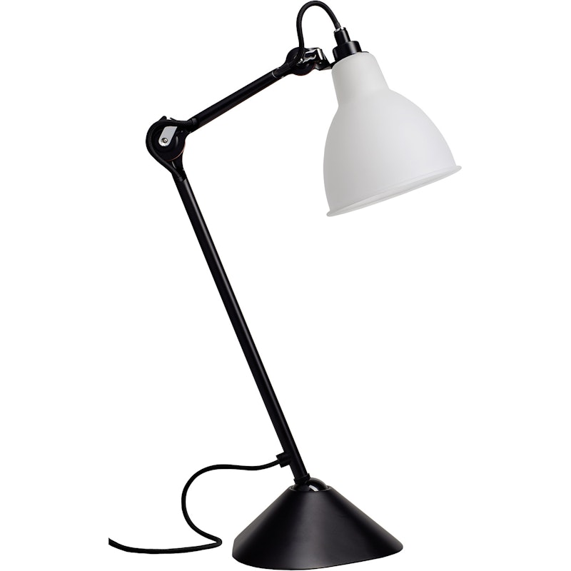 La Lampe Gras N°205 Pöytävalaisin, Musta / Huurrettu Lasi