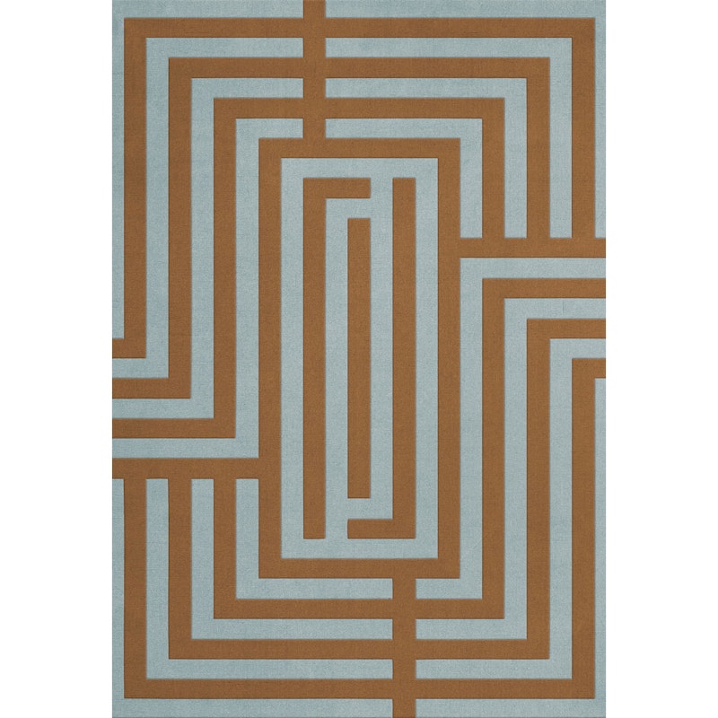 Letters Villamatto 200x300 cm, Teal Umber