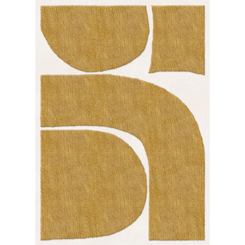 Gotland Rauk Villamatto Sunflower Yellow, 300x400 cm