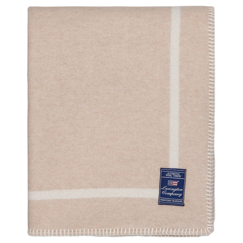 Bear Jacquard Huopa 130x170 cm, Beige