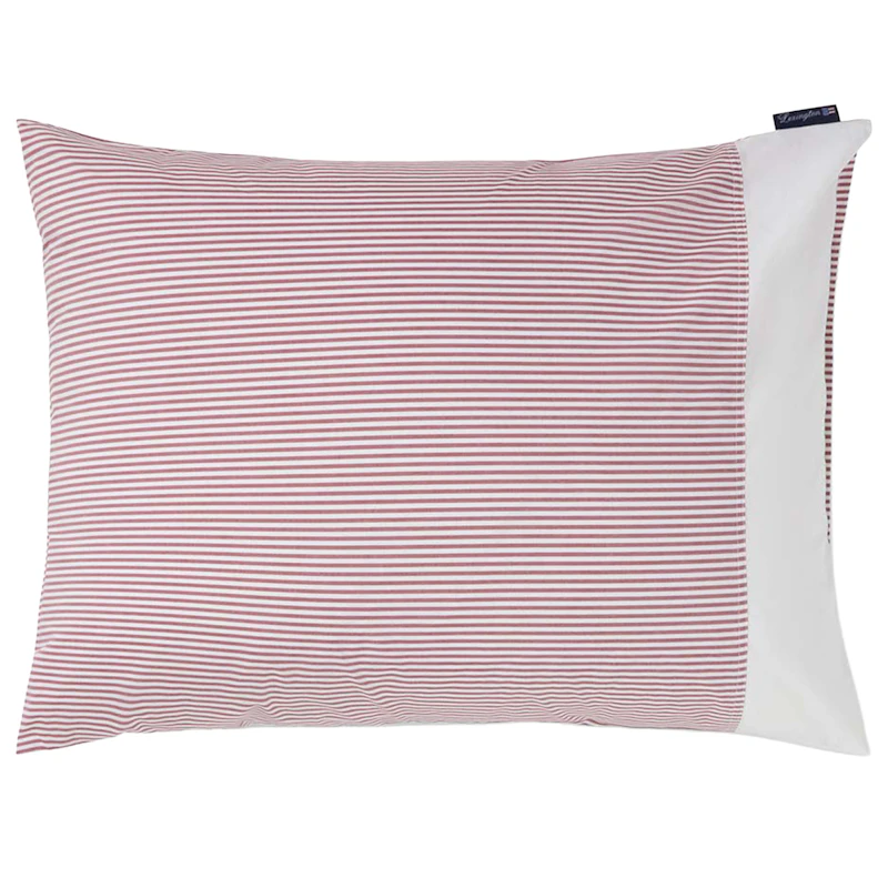 Striped Tyynynpäällinen 50x60 cm, Viikuna / Valkoinen