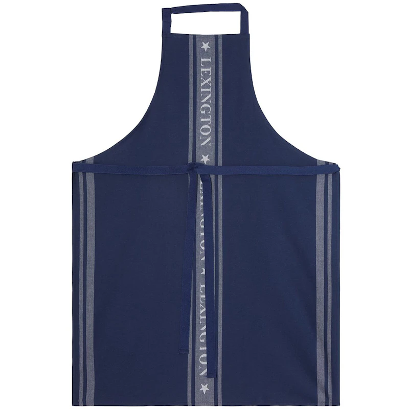Icons Cotton Jacquard Star Esiliina, Valkoinen / Dress Blue
