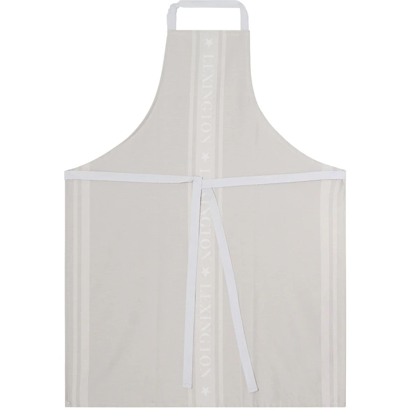 Icons Cotton Jacquard Star Esiliina, Valkoinen / Beige