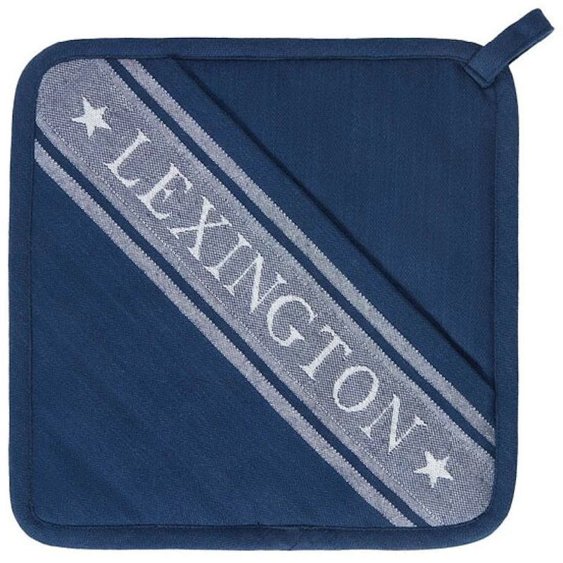 Icons Organic Cotton Jacquard Star Patalappu, Valkoinen / Dress Blue