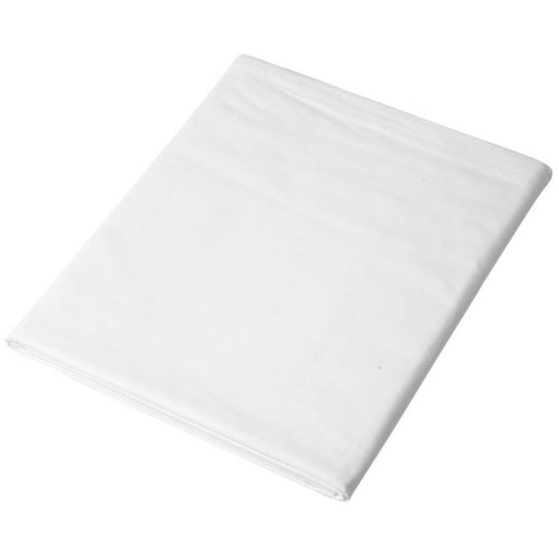 Pocket Cotton Percale Lakana Valkoinen, 160x200 cm