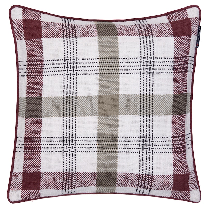 Tyynynpäällinen 50x50 cm, Stone/Burgundinpunainen