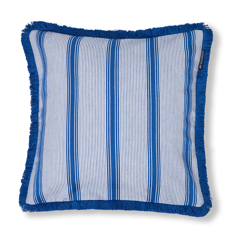 Tyynynpäällinen Raidallinen 50x50 cm, Sininen