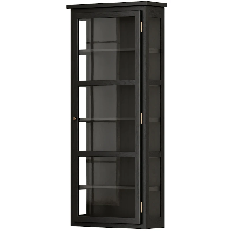 N4 Vitriinikaappi, Tumma Tammi