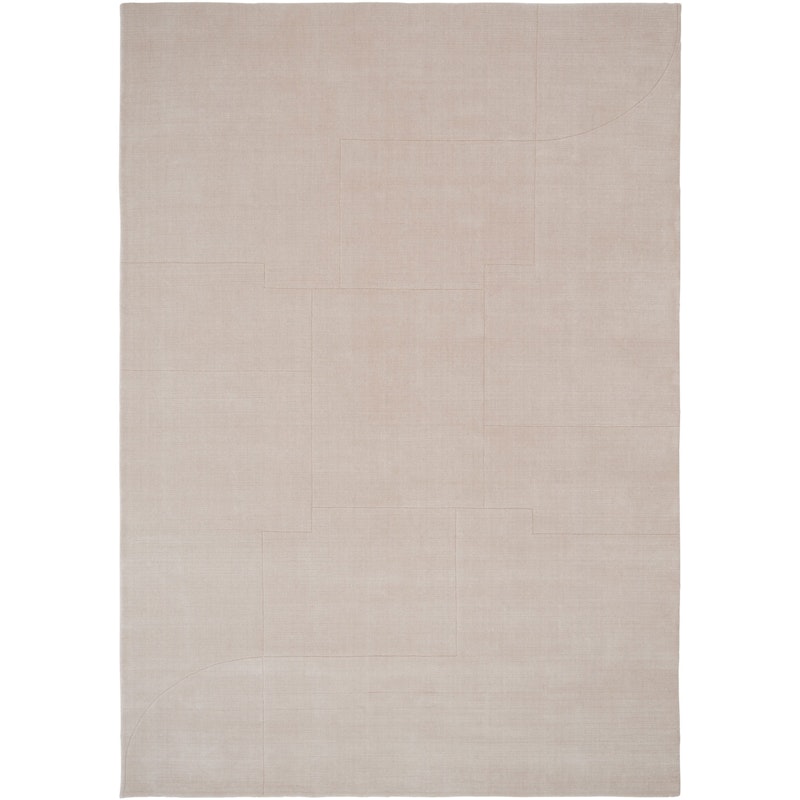 Geometric Maze Matto 140x200 cm, Beige
