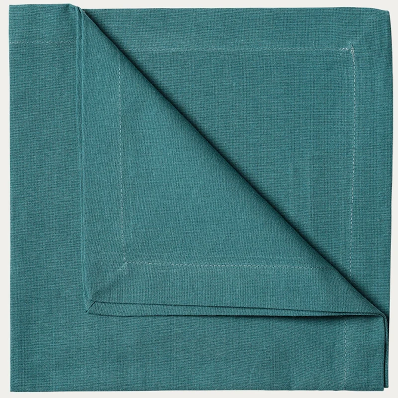 Robert Kangaslautasliina 45x45 cm 4 kpl:n pakkaus, Dark Turqouise