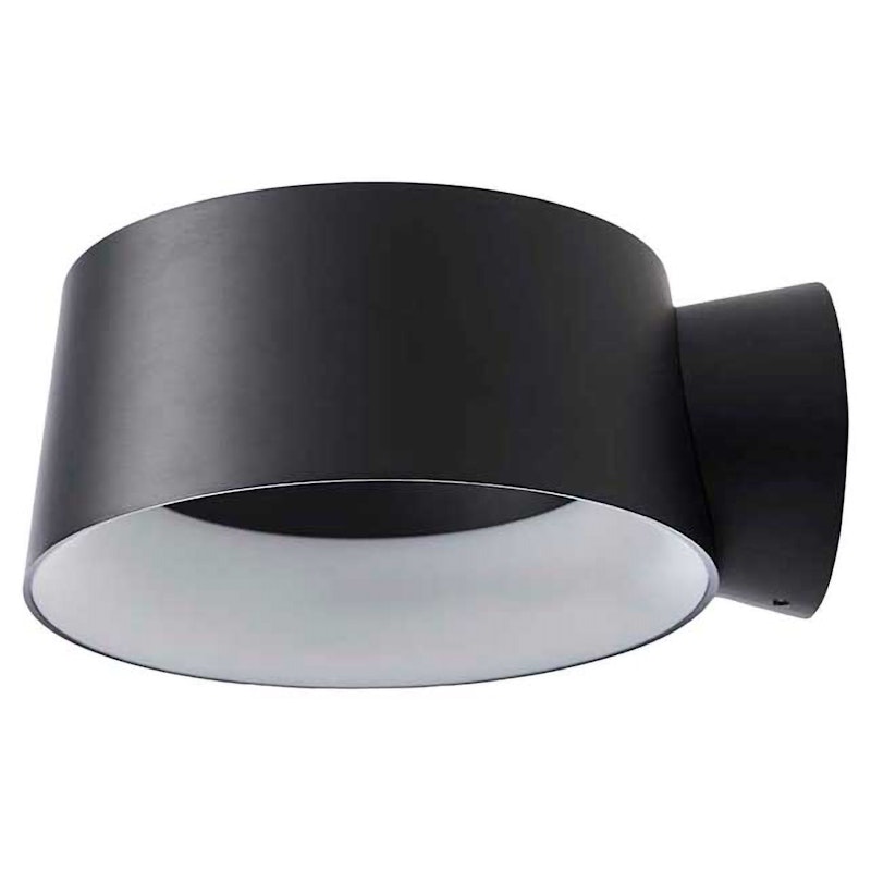 Cookie Seinävalaisin Ø15 cm, Musta