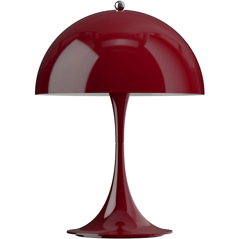 Panthella 250 Pöytävalaisin Kannettava, Opaque Burgundy