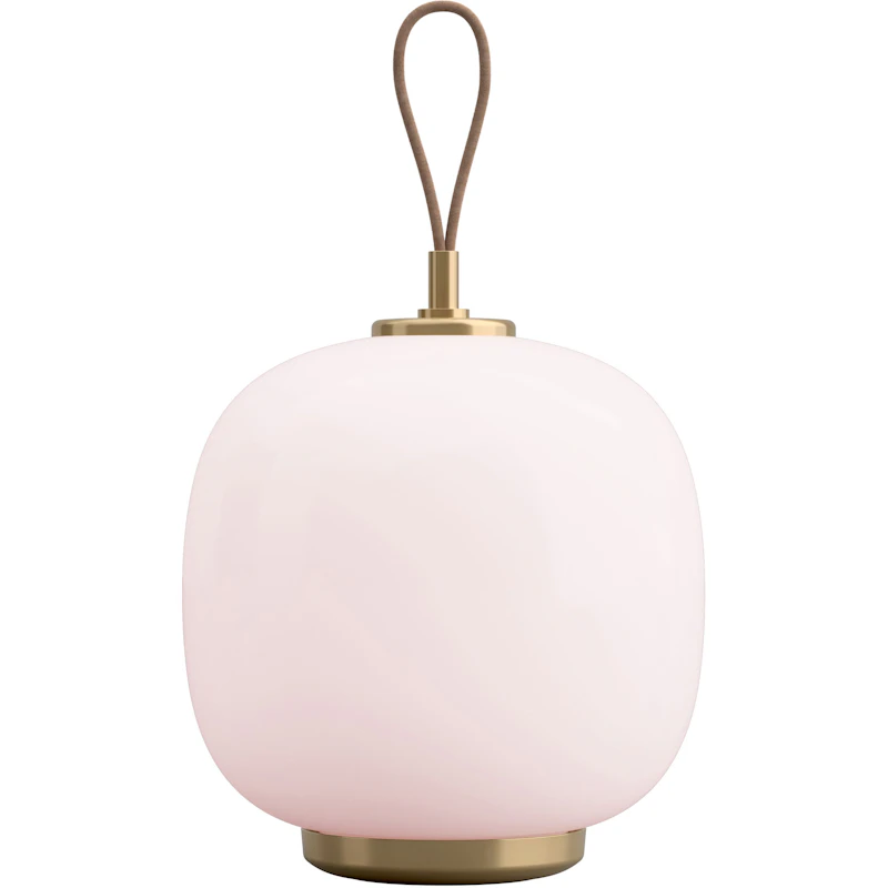 VL 45 Radiohus Pöytävalaisin Kannettava, Messinginvärinen / Glossy Pale Rose