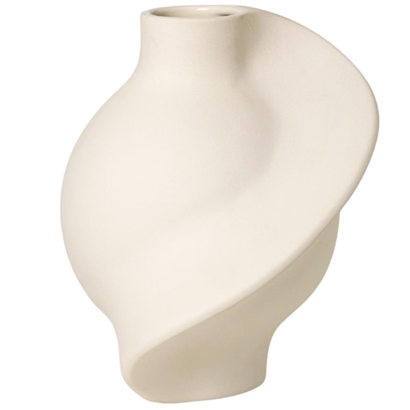 Pirout 01 Vaasi 25 cm, Raw White