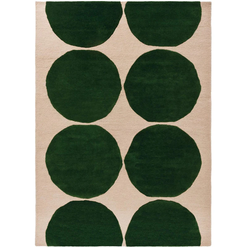 Marimekko Isot Kivet Matto 170x240 cm, Vihreä