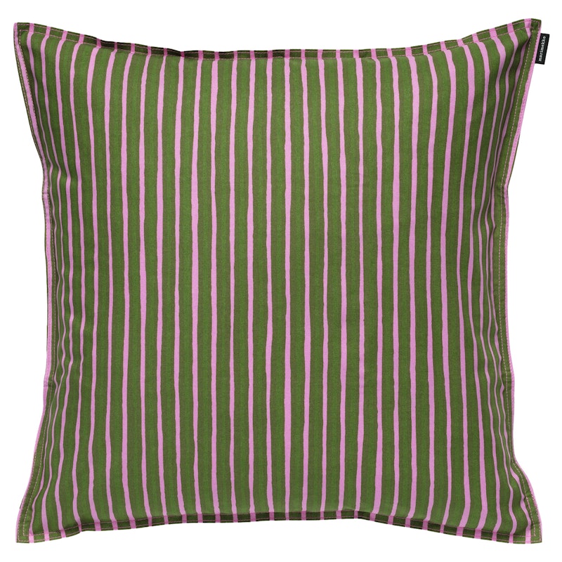 Piccolo Tyynynpäällinen 50x50 cm, Olive Green/Fuksianpunainen