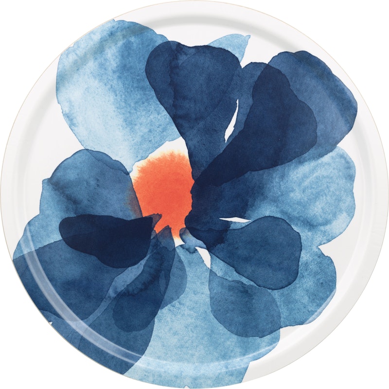 Valssi Tarjotin 46 cm, Valkoinen / Sininen / Oranssi