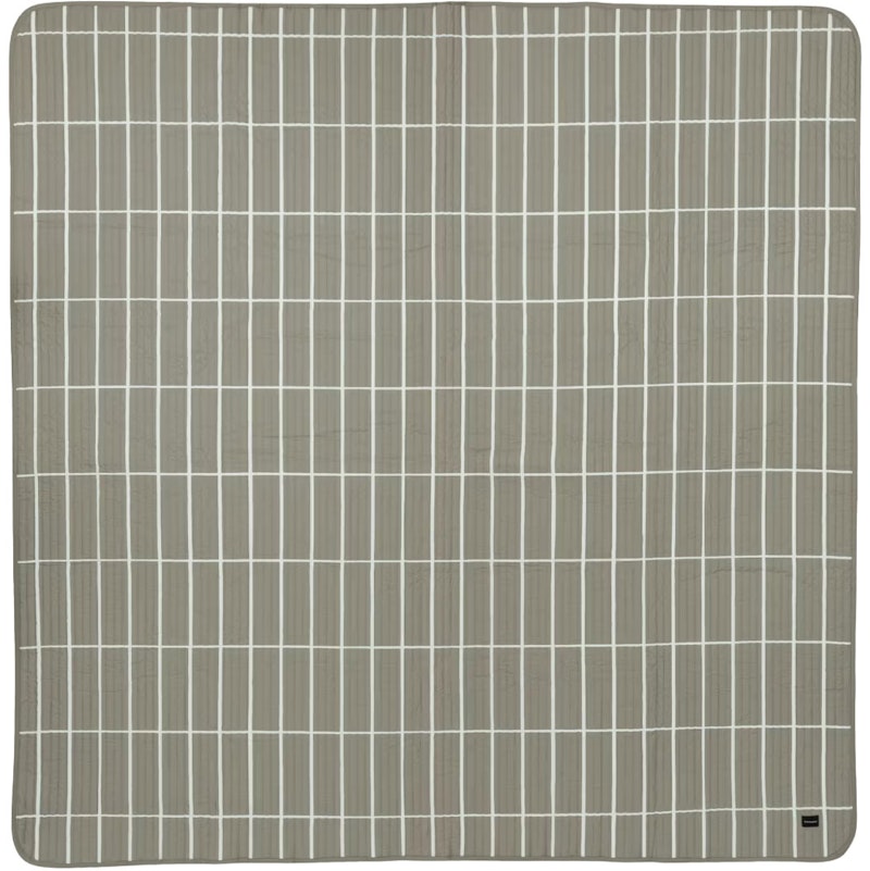 Tiiliskivi Päiväpeite 260x260 cm, Hiekanvärinen/Luonnonvalkoinen